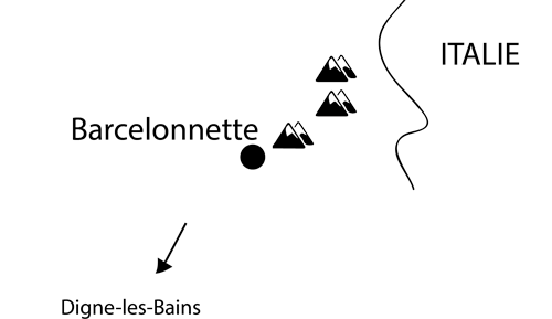 Carte vallée de l'Ubaye